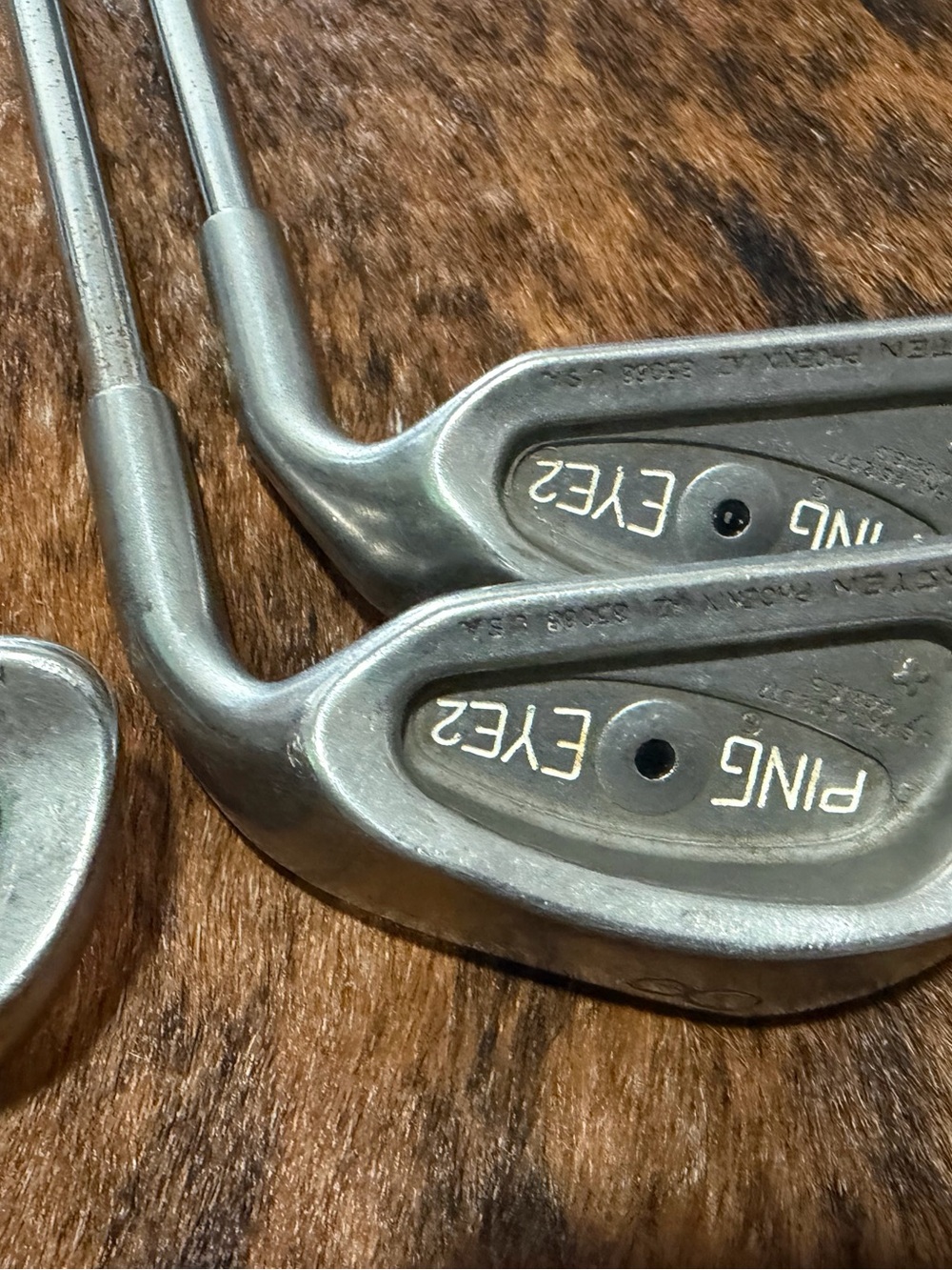 ⛳  PING EYE 2 BLACK DOT 3-9  MATCHING SERIAL #s 7 clubs RH 6iron Is Cobra READ - Picture 16 of 16